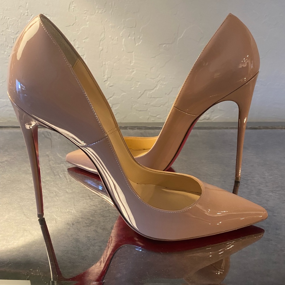CHRISTIAN LOUBOUTINS PATENT LEATHER